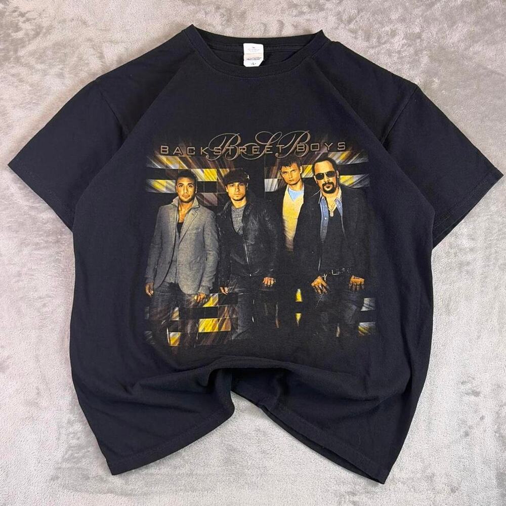 2010 Backstreet Boys This Is Us Black Tour Band T-shirt Size Large